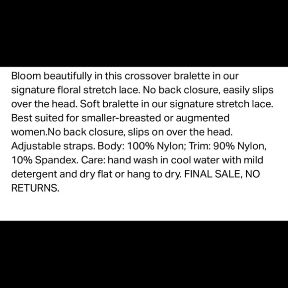 NWT Hanky Panky Signature Lace Crossover Bralette in Hibiscus Pink - Picture 2 of 5